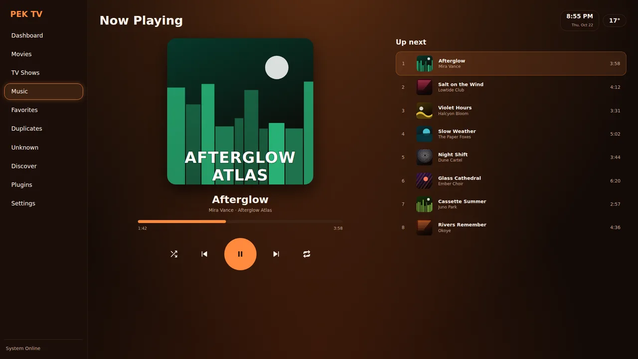 Now Playing (landscape)