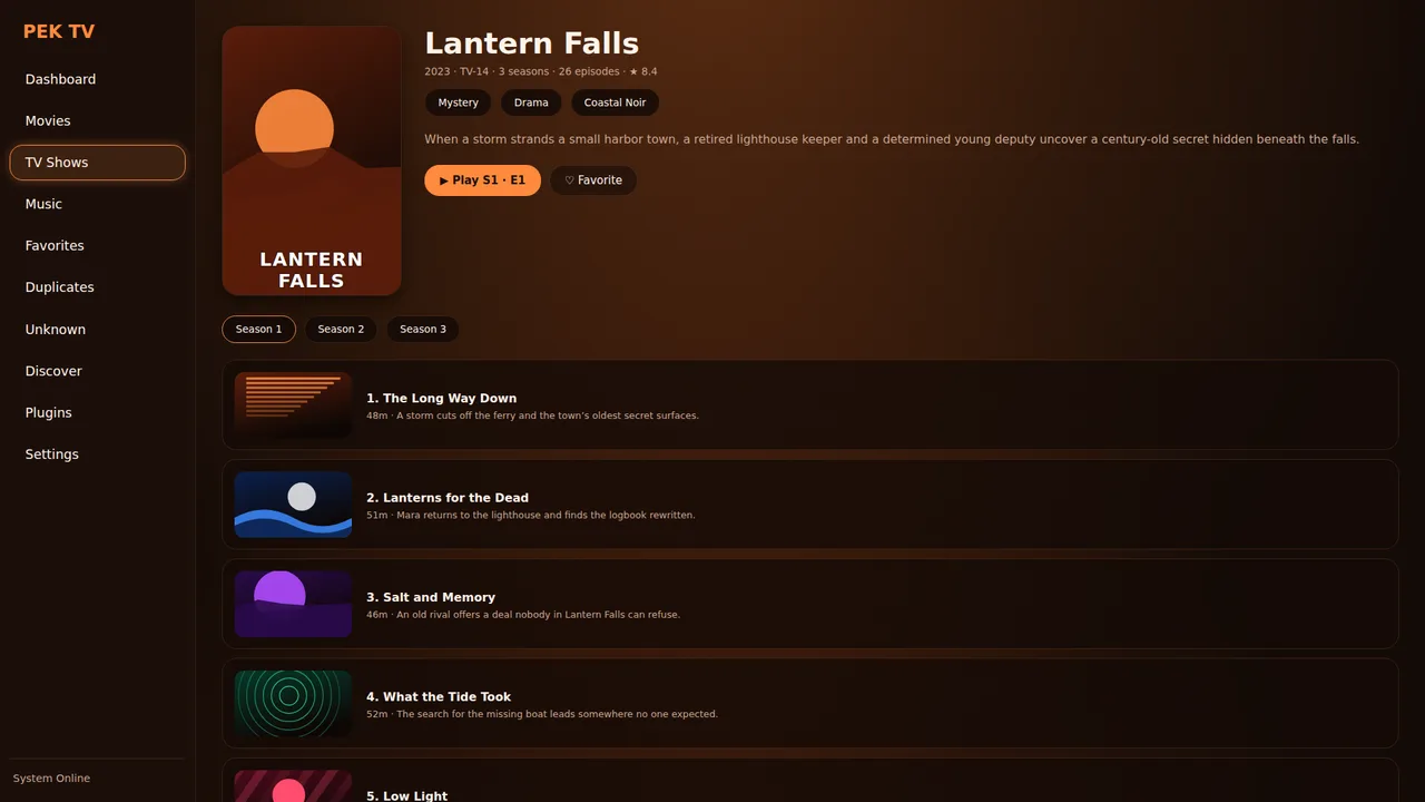 Show page (landscape)